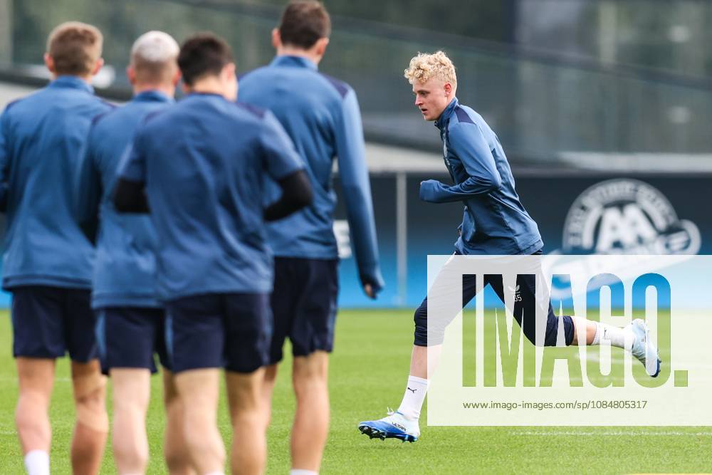 Club s Joaquin Seys pictured during a training session of Belgian soccer team Club Brugge KV, Tuesday 20 October 2026 in Knokke-Heist. Club is preparing for the third game in the UEFA Champions League league phase against French team Racing Club de Lens tomorrow. BRUNOxFAHY x190374143x
