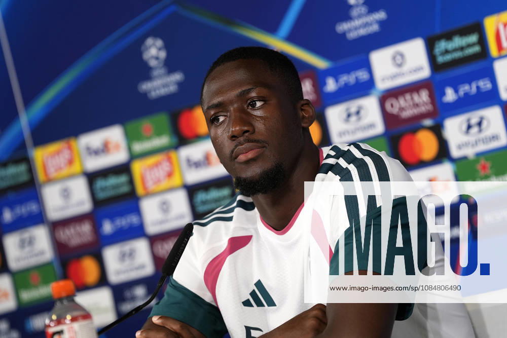 Real Madrid CF s Ibrahima Konate in press conference, PK, Pressekonferenz after raining session prior to the Champions League round 3 match against RB Leipzig. October 20 2026. (20261020265)