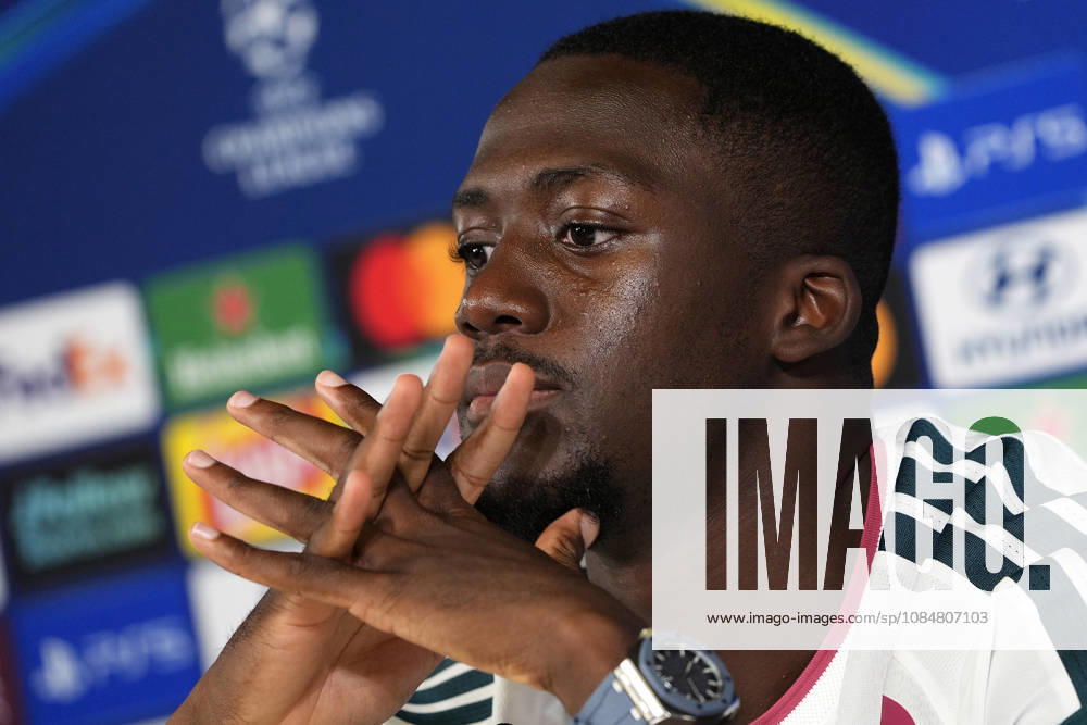 Real Madrid CF s Ibrahima Konate in press conference, PK, Pressekonferenz after raining session prior to the Champions League round 3 match against RB Leipzig. October 20 2026. (20261020375)