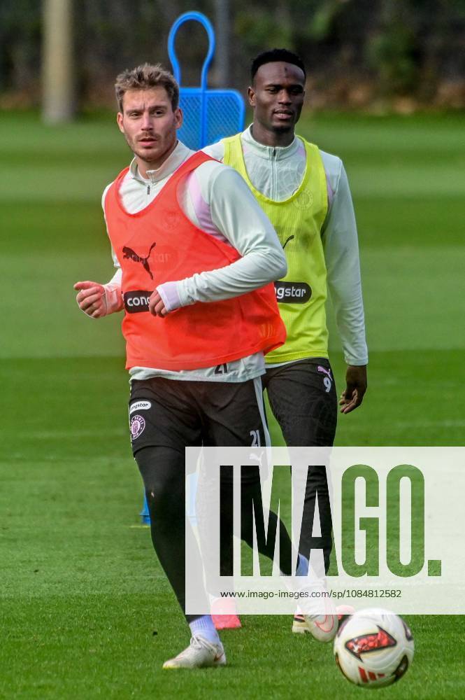Lars Ritzka Abdoulie Ceesay ( Pauli ) Deutschland , Hamburg , Trainingsgelände an der Kollaustrasse , Fussball , 2. Bundesliga , FC St Pauli