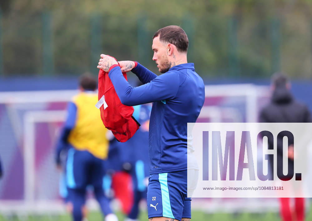 RB Leipzig - Training Champions League Leipzig, 20.10.2026, RB Akademie, UEFA Champions League , RB Leipzig - Abschlusstraining am Vortag von Real Madrid v. RBLeipzig , Im Bild : David Raum (22, RB Leipzig) ,