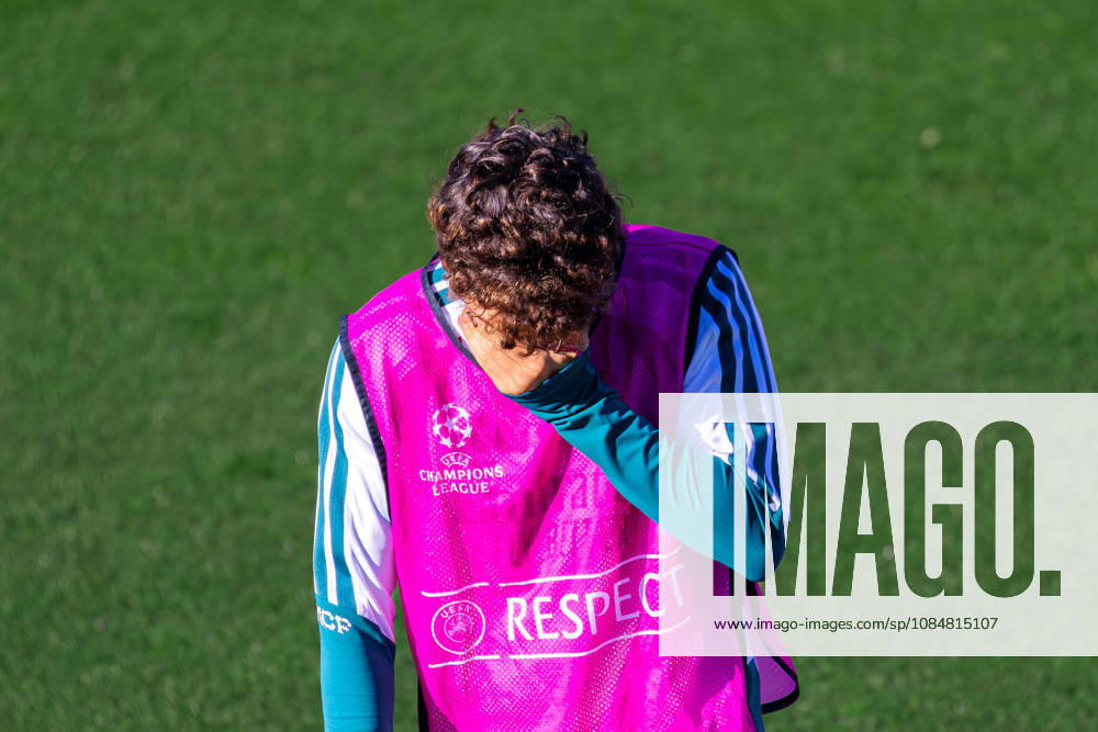 Fussball : Abschlusstraining, Real Madrid, 20.10.2026, Ciudad Real Madrid (Madrid) : Thiago Pitarch (Real Madrid, 27) Geste, Gestik, Emotion