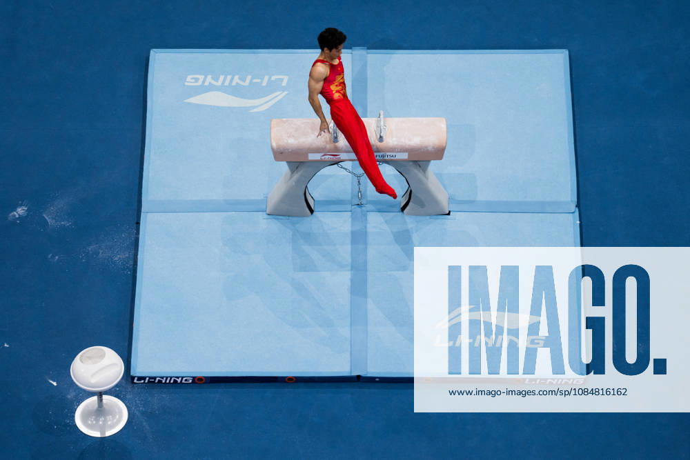 Hao Tian of China competes in pommel horse during men s team final on day four of the 2026 Artistic Gymnastics World Championships on October 20, 2026 in Rotterdam. Photo: Joel Marklund BILDBYRÅN kod JM JM0861 bbeng artistisk gymnastik artistic gymnastics gymnastik-vm vm artistic gymnastics world championships final lagfinal team final