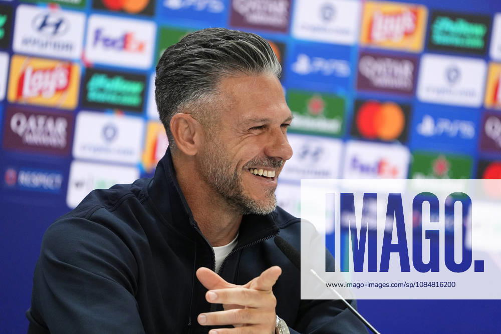 REAL MADRID CF v RB LEIPZIG. CHAMPIONS LEAGUE 2026 2027. ROUND 3. RB Leipzig s coach Martin Demichelis in press conference, PK, Pressekonferenz after raining session prior to the Champions League round 3 match against Real Madrid CF. October 20 2026. (ALTERPHOTOS Acero) MadridSpain