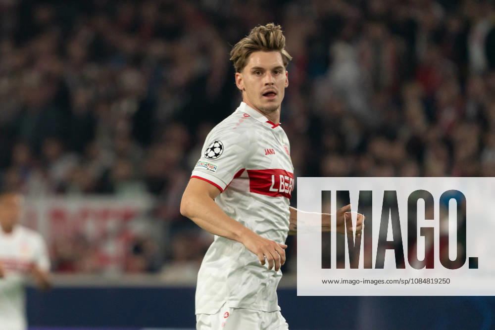 Ramon Hendriks (VfB Stuttgart, 03), GER, VfB Stuttgart vs. Atlà tico Madrid, Fussball, UEFA Champions League, Spieltag 3, Spielzeit 2026 2027, 20.10.2026, GER, VfB Stuttgart vs. Atlà tico Madrid, Fussball, UEFA Champions League, Spieltag 3, Spielzeit 2026 2027, 20.10.2026, Stuttgart