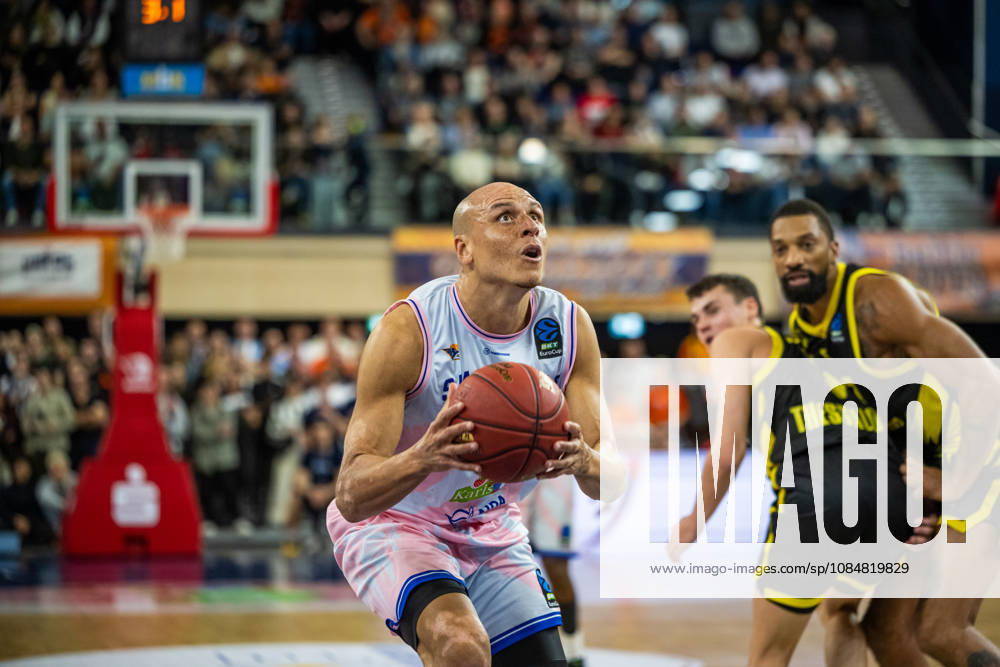 Rostock, Deutschland 20. Oktober 2026: BKT EuroCup - 2026 2027 - Gruppenphase - Gruppe A - Sp. 4 - Rostock Seawolves gegen Aris Thessaloniki Im Bild: Robin Amaize (Rostock SEAWOLVES)