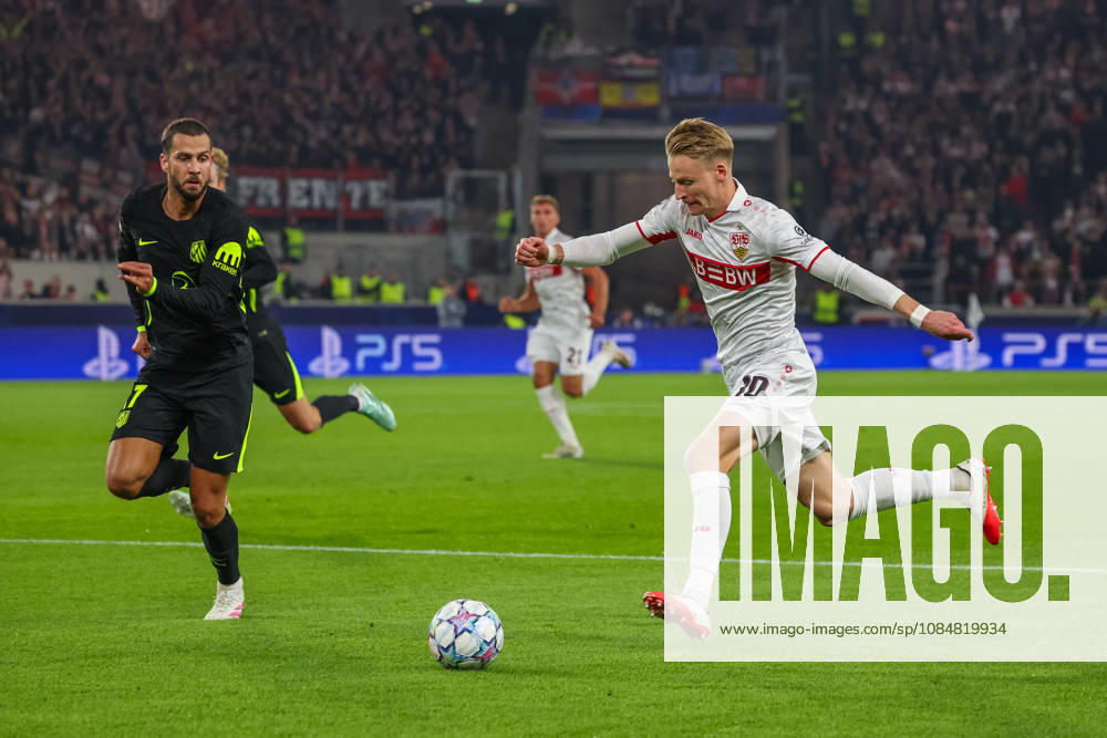 VfB Stuttgart - Atletico Madrid Deutschland, Stuttgart, 20.10.2026, Fussball, UEFA Champions League, Saison 2026 2027, VfB Stuttgart - Atletico Madrid: Chris Führich (VfB Stuttgart).