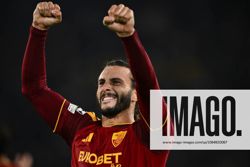 As Roma 20 10 2026 - Champions League Roma-Slovan Bratislava foto Antonello Sammarco Image nella foto: esultanza gol Mario Hermoso