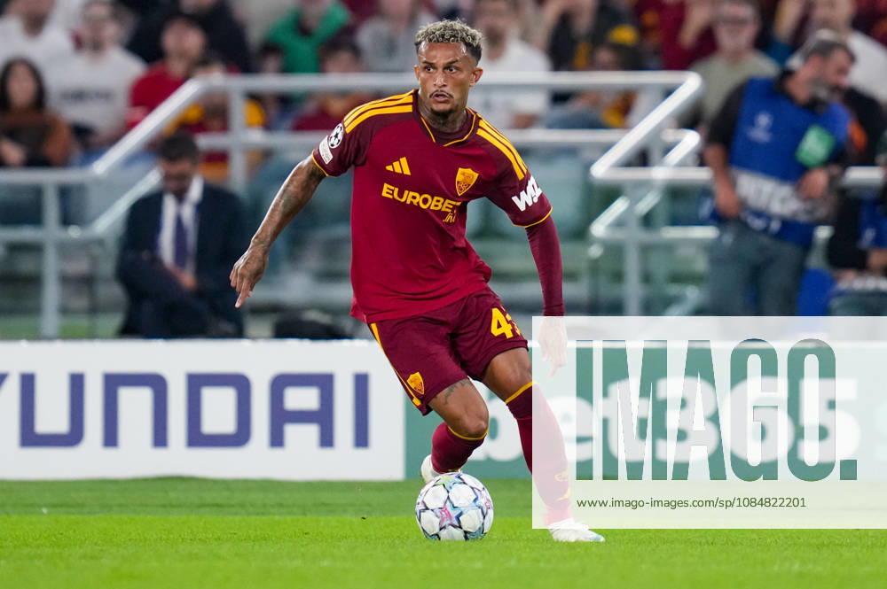 AS Roma v SK Slovan Bratislava - UEFA Champions League 2026 27 League Phase MD3 Wesley of AS Roma in action during the AS Roma v SK Slovan Bratislava. - UEFA Champions League 2026 27 League Phase MD3 at Stadio Olimpico on October 20, 2026 in Rome, Italy Rome Stadio Olimpico Lazio Italy