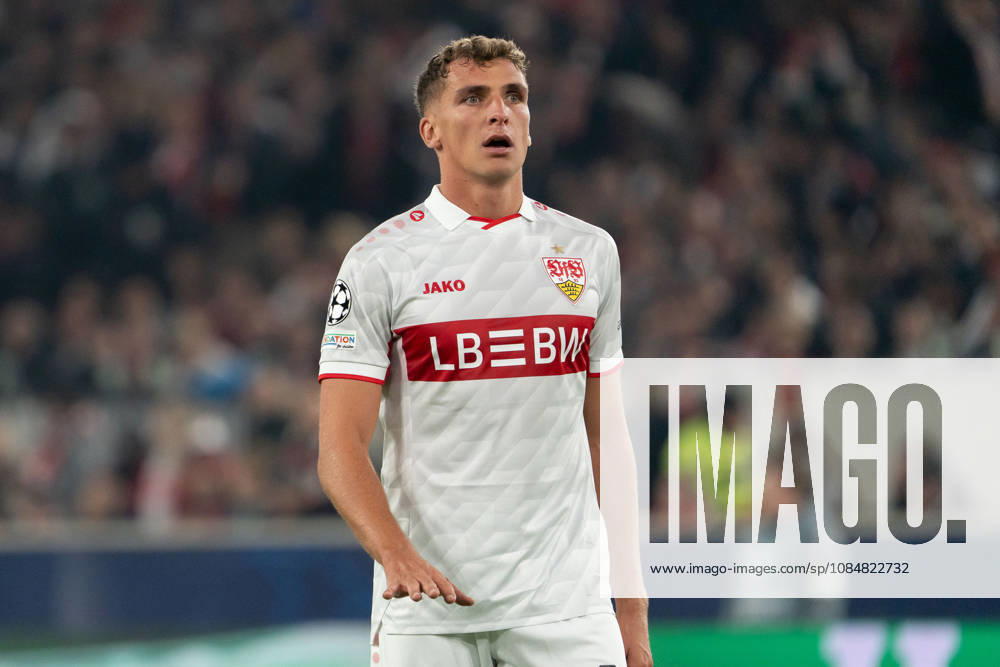 Grischa Prömel (VfB Stuttgart, 21) Geste, Mimik, Zeichen, GER, VfB Stuttgart vs. AtlÃ tico Madrid, Fussball, UEFA Champions League, Spieltag 3, Spielzeit 2026 2027, 20.10.2026, GER, VfB Stuttgart vs. AtlÃ tico Madrid, Fussball, UEFA Champions League, Spieltag 3, Spielzeit 2026 2027, 20.10.2026, Stuttgart