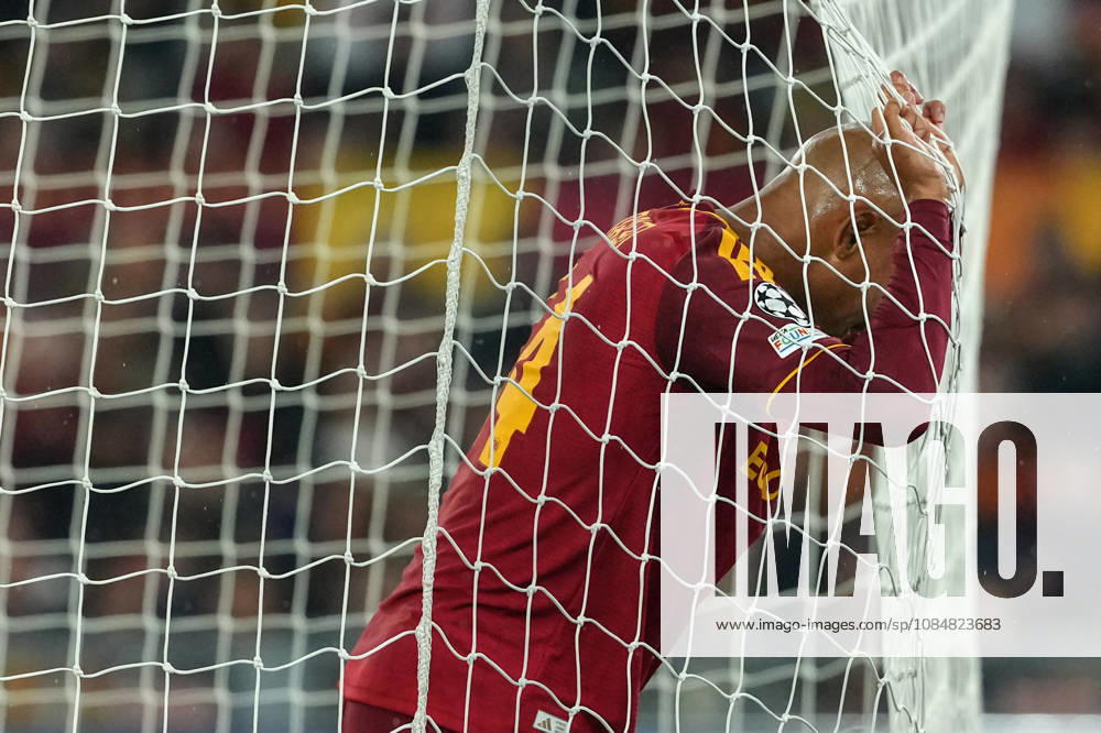 Donyell Malen of AS Roma during the UEFA Champions League 2026 2027 football match between AS Roma and Slovan Bratislava at Stadio Olimpico in Rome (Italy), October 20, 2026. antoniettaxbaldassarre