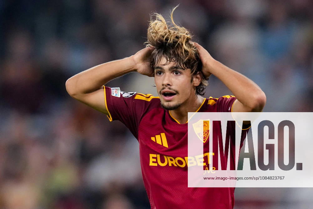 AS Roma v SK Slovan Bratislava - UEFA Champions League 2026 27 League Phase MD3 Rodrigo Mora of AS Roma looks dejected during the AS Roma v SK Slovan Bratislava. - UEFA Champions League 2026 27 League Phase MD3 at Stadio Olimpico on October 20, 2026 in Rome, Italy Rome Stadio Olimpico Lazio Italy