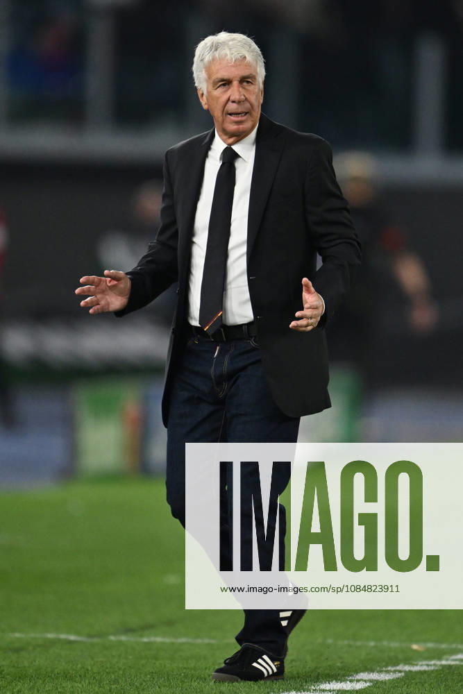 AS Roma v SK Slovan Bratislava - UEFA Champions League 2026 27 League Phase MD3 Gian Piero Gasperini, head coach of A.S. Roma, participates in the UEFA Champions League phase day 3 football match between A.S. Roma and S.K. Slovan Bratislava at the Olympic Stadium in Rome, Italy, on October 20, 2026. Rome Italy Italy