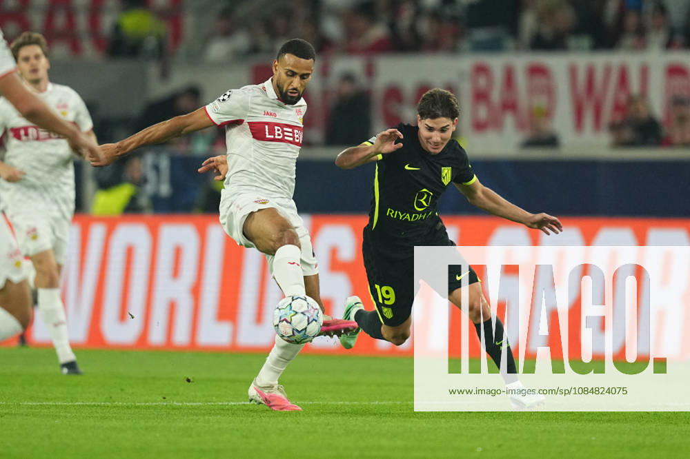 Josha Vagnoman (VFB Stuttgart) during VfB Stuttgart and Atlético Madrid, League Phase UEFA Champions League, at MHPArena, Stuttgart, Germany on October 20, 2026. DeFodi Images. -