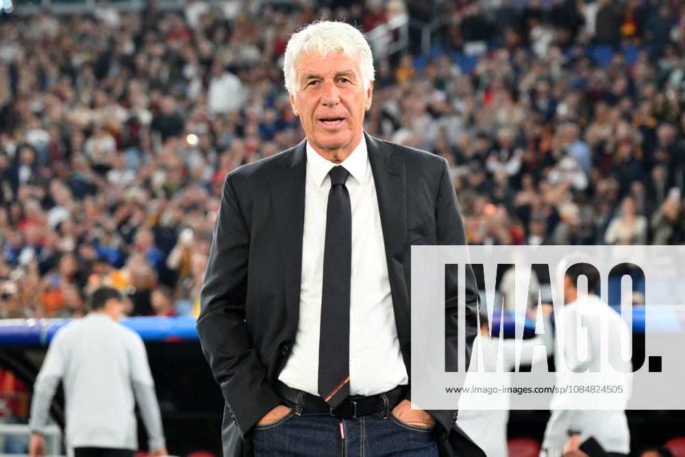 Foto IPP Roberto Ramaccia Roma 20 10 2026 Calcio:Uefa Champions League 2026- 2027 Roma vs Slovan Bratislava Nella foto Giampiero Gasperini head coach of Roma italyphotopress world copyright Roma italy Italia ITALY