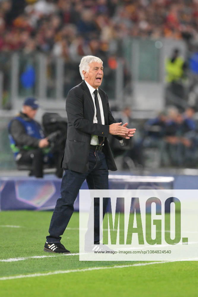 Foto IPP Roberto Ramaccia Roma 20 10 2026 Calcio:Uefa Champions League 2026- 2027 Roma vs Slovan Bratislava Nella foto Giampiero Gasperini head coach of Roma italyphotopress world copyright Roma italy Italia ITALY