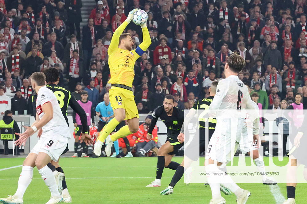 Fussball UEFA Champions League, VfB Stuttgart - Atletico Madrid v.l. Jan Oblak (Atlà tico Madrid) Stuttgart