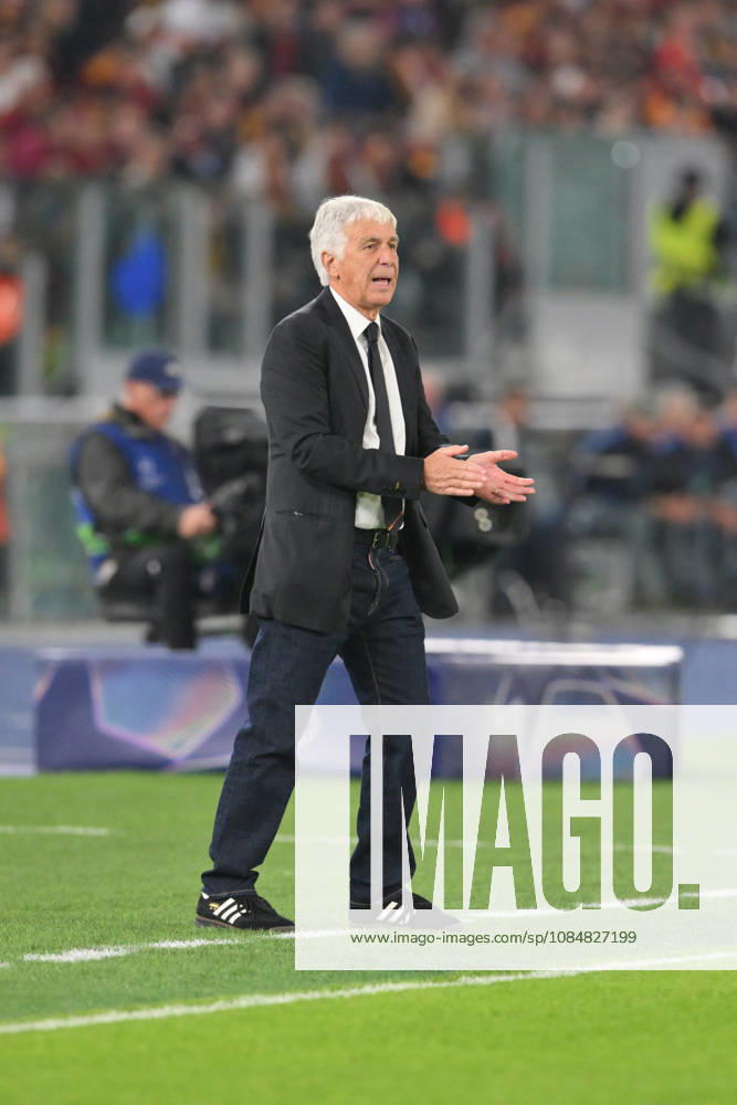 20th October 2026; Stadio Olimpico, Rome, Italy; UEFA Champions League Football, Roma versus Slovan Bratislava; Giampiero Gasperini head coach of Roma AllShotLive