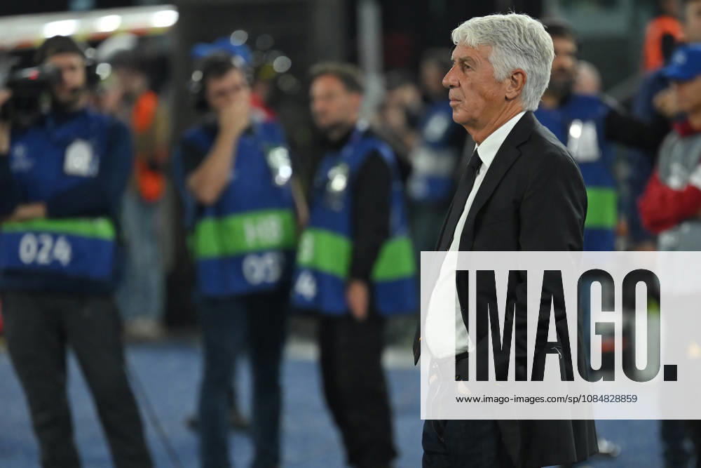 2026,Roma-Slovan Bratislava Roma coach Gian Piero Gasperini reacts during the Champions League match Championship phase Matchday 3 Roma-Slovan Bratislava at the Stadio Olimpico. Rome (Italy), October 20, 2026 during the Champions League match Championship phase Matchday 3 Roma-Slovan Bratislava at the Stadio Olimpico. Rome (Italy), October 20, 2026 Imago-images Emmefoto