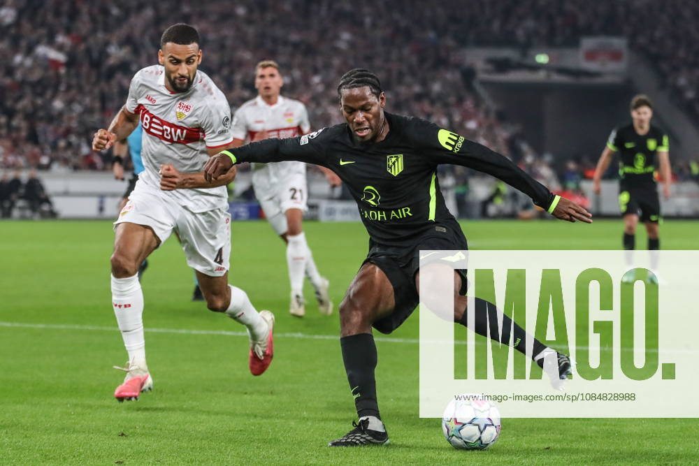 Stuttgart 20.10.2026. Pilka nozna Liga Mistrzow UEFA sezon 2026 2027 kolejka 3 mecz: VfB Stuttgart - Atletico Madryt --- Football UEFA Champions League season 2025 2026 round 3 match: VfB Stuttgart - Atletico de Madrid nz Jonathan David Fot. Kacper Staniec NEWSPIX.PL --- newspix.pl