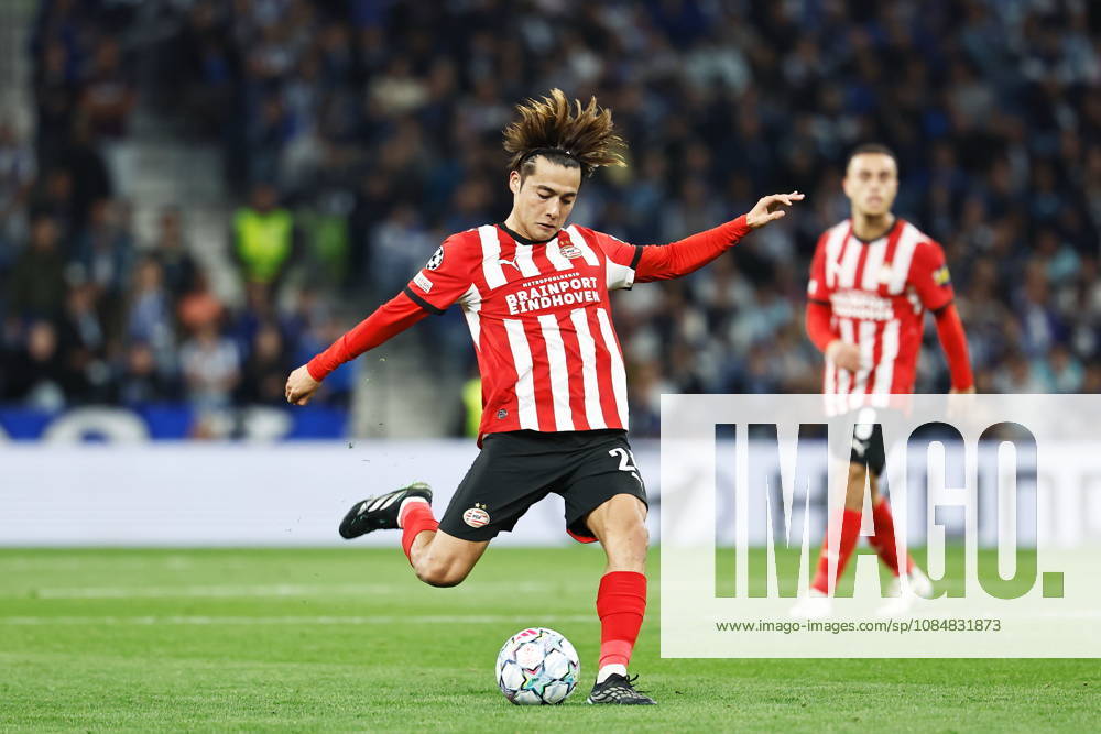 Kodai Sano (PSV), OCTOBER 20, 2026 - Football Soccer : UEFA Champions League League phase matchday 3 between FC Porto - PSV Eindhoven at the Estadio do Dragao in Porto, Portugal. Noxthirdxpartyxsales aflo_357737585 MutsuxKawamorix