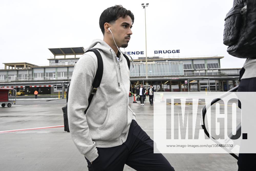 SC Braga v KAA Gent - UEFA Conference League Media Activities 21 10 2026 OOSTENDE, BELGIUM - OCTOBER 21 : Tiago Alves Araujo Felipe defender of KAA Gent pictured at the Oostende airport before departure for the UEFA Conference League 2026 27 League Phase matchday 2 match between SC Braga and KAA Gent on October 21, 2026 in Oostende, Belgium, 21 10 2026 Oostende Belgium