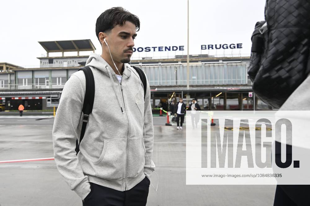 SC Braga v KAA Gent - UEFA Conference League Media Activities 21 10 2026 OOSTENDE, BELGIUM - OCTOBER 21 : Tiago Alves Araujo Felipe defender of KAA Gent pictured at the Oostende airport before departure for the UEFA Conference League 2026 27 League Phase matchday 2 match between SC Braga and KAA Gent on October 21, 2026 in Oostende, Belgium, 21 10 2026 Oostende Belgium