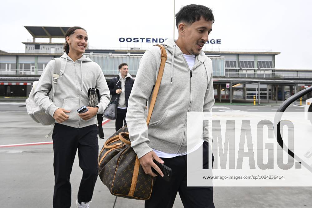 SC Braga v KAA Gent - UEFA Conference League Media Activities 21 10 2026 OOSTENDE, BELGIUM - OCTOBER 21 : Kadri Abdelkahar midfielder of KAA Gent pictured at the Oostende airport before departure for the UEFA Conference League 2026 27 League Phase matchday 2 match between SC Braga and KAA Gent on October 21, 2026 in Oostende, Belgium, 21 10 2026 Oostende Belgium