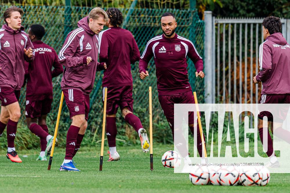 Anderlecht s Killian Sardella pictured during a training session of Belgian soccer team RSC Anderlecht, Wednesday 21 October 2026 in Brussels, in preparation of tomorrow s match against Polish Jagiellonia Bialystok, on day three of the UEFA Europa League league phase. EMILExWINDAL x190466939x