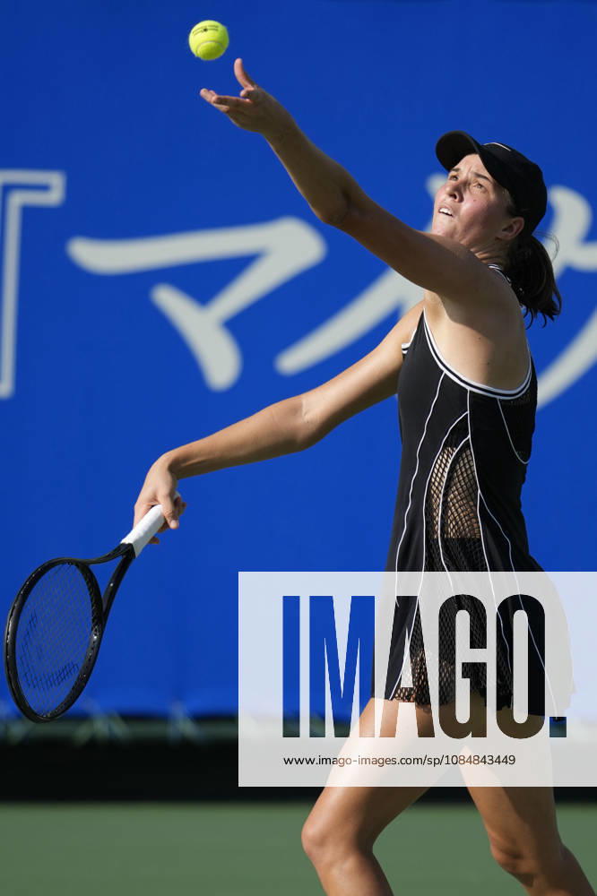 WTA, Tennis Damen Kinoshita Group Japan Open - Day 3 Lilli Tagger of Austria competes in her round of 16 singles match against Tereza Valentova of the Czech Republic at the 2026 Kinoshita Group Japan Open Women s tennis tournament at the Utsubo Tennis Center in Osaka, Japan, on October 21, 2026. Osaka Japan