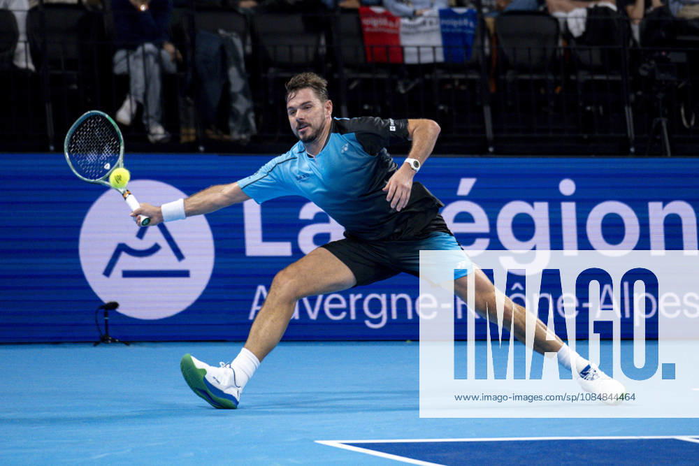 TENNIS : ATP, Tennis Herren 250 - Grand Tennis AURA - Decines (France) 21 10 2026 Stan Wawrinka (SUI) vs Martin Landaluce (ESP) during the tournament of the Auvergne Rhône-Alpes Grand Prix at the LDLC Arena in Décines on October 21, 2026. Photo Sandrine Thesillat PsNewZ