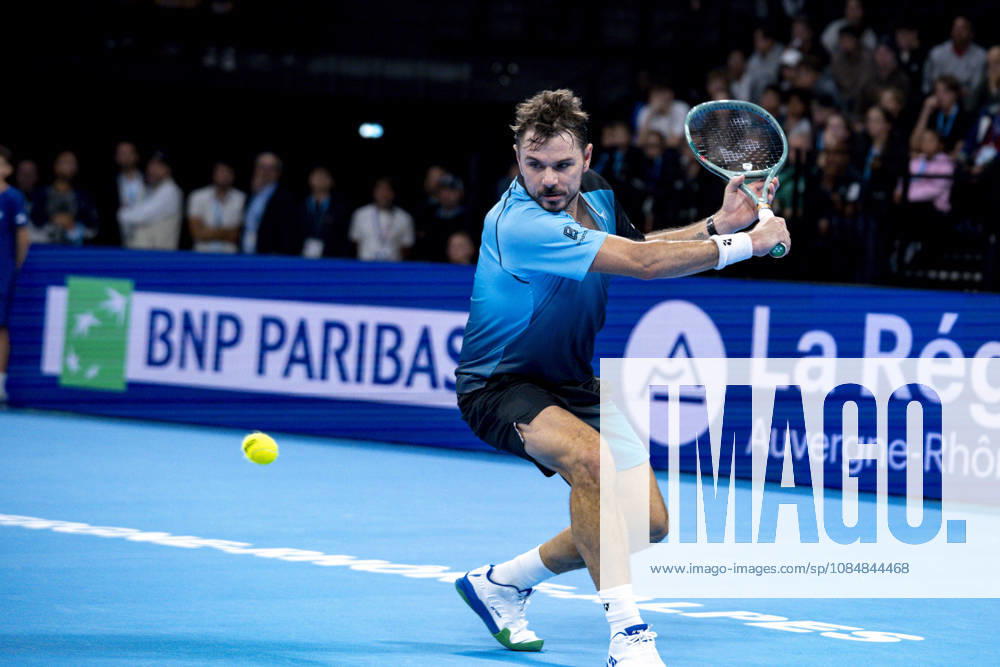 TENNIS : ATP, Tennis Herren 250 - Grand Tennis AURA - Decines (France) 21 10 2026 Stan Wawrinka (SUI) vs Martin Landaluce (ESP) during the tournament of the Auvergne Rhône-Alpes Grand Prix at the LDLC Arena in Décines on October 21, 2026. Photo Sandrine Thesillat PsNewZ
