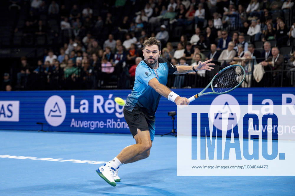 TENNIS : ATP, Tennis Herren 250 - Grand Tennis AURA - Decines (France) 21 10 2026 Stan Wawrinka (SUI) vs Martin Landaluce (ESP) during the tournament of the Auvergne Rhône-Alpes Grand Prix at the LDLC Arena in Décines on October 21, 2026. Photo Sandrine Thesillat PsNewZ