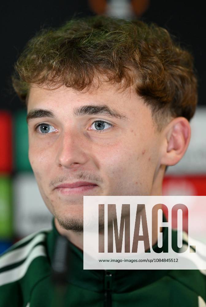 Callum Osmand of Celtic at a press conference, PK, Pressekonferenz Celtic Training, Football, Lennoxtown Training Centre, Glasgow, Scotland, UK - 21 Oct 2026Glasgow Lennoxtown Training Centre Scotland United Kingdom