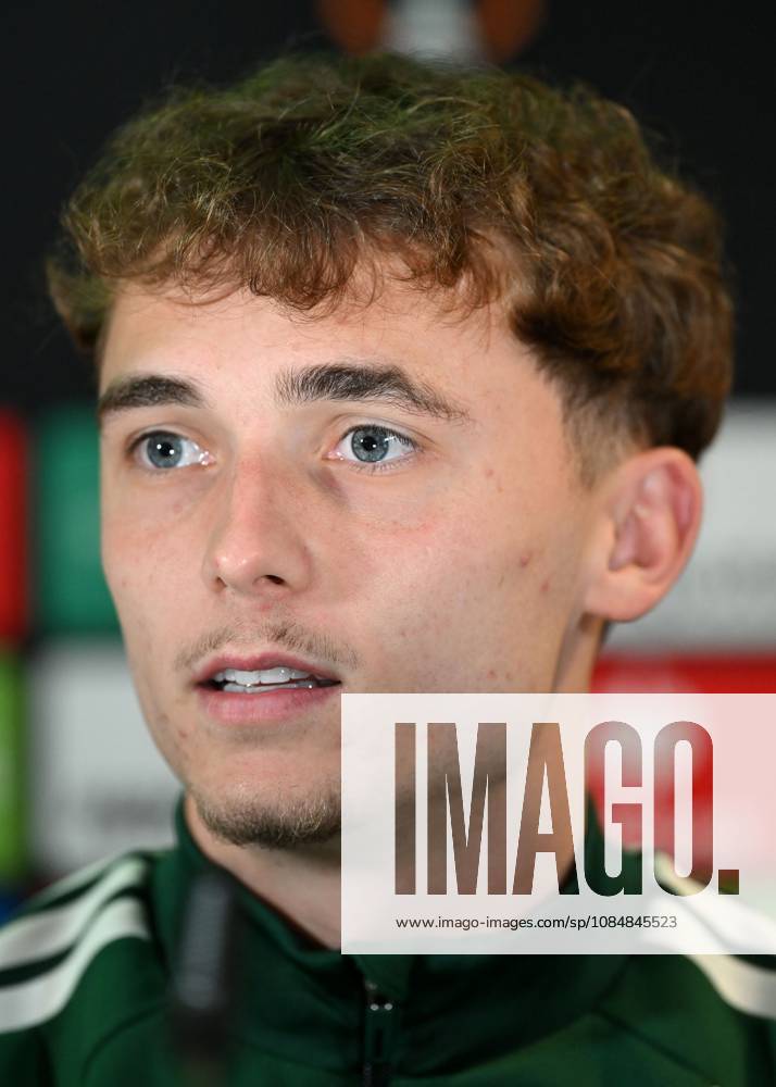 Callum Osmand of Celtic at a press conference, PK, Pressekonferenz Celtic Training, Football, Lennoxtown Training Centre, Glasgow, Scotland, UK - 21 Oct 2026Glasgow Lennoxtown Training Centre Scotland United Kingdom