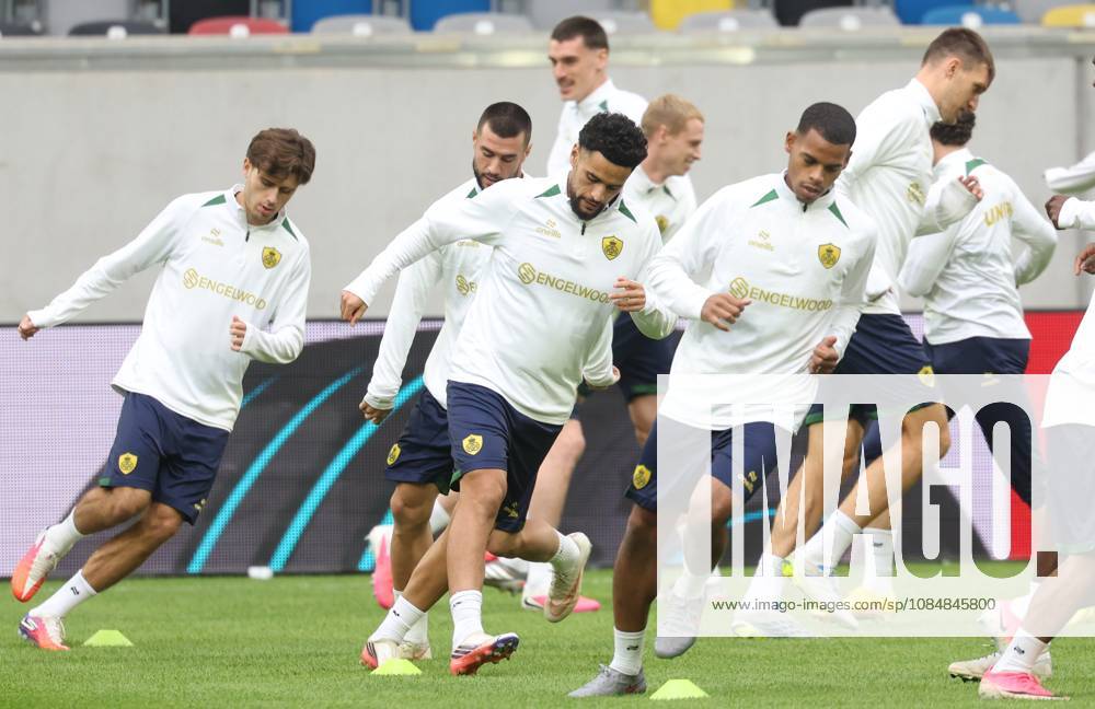 Union s Adem Zorgane pictured during a training session of Belgian soccer team Royale Union Saint-Gilloise, Wednesday 21 October 2026 in Dusseldorf, Germany, in preparation of tomorrow s game against Israeli Hapoel Be er Sheva F.C. on the third day of the UEFA Europa League league phase. The game was moved to Dusseldorf, as Belgian cities refused to host for security reasons. VIRGINIExLEFOUR x190509100x