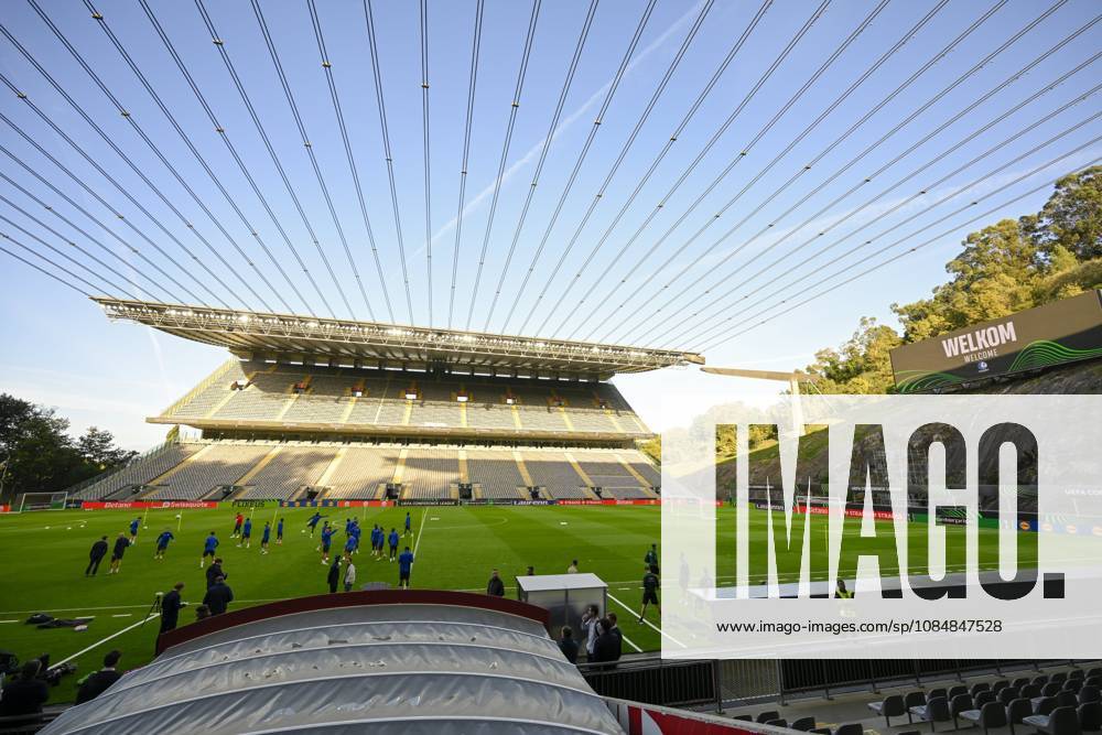 SC Braga v KAA Gent - UEFA Conference League Media Activities 21 10 2026 BRAGA, PORTUGAL - OCTOBER 21 : General view inside the stadium pictured during a training session ahead of the UEFA Conference League 2026 27 League Phase matchday 2 match between SC Braga and KAA Gent on October 21, 2026 in Braga, Portugal, 21 10 2026 Braga Portugal