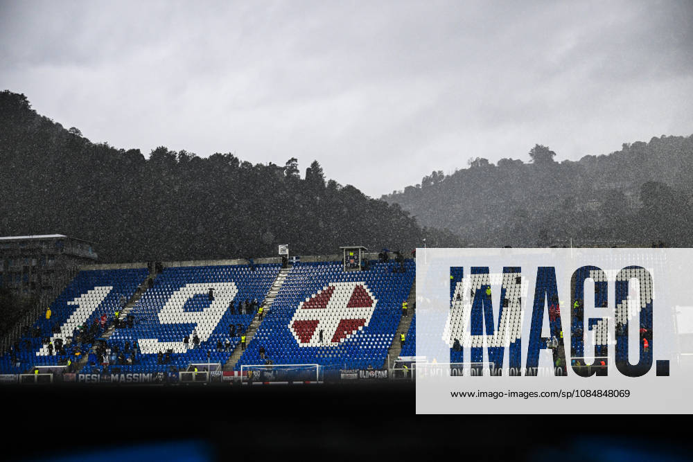 General view of Giuseppe Sinigaglia stadium in Como before the UEFA Champions League stage match Phase MD3 between Calcio Como and Manchester United, ManU Football Club at the Giuseppe Sinigaglia stadium in Como, north Italy - October 21, 2026 - Soccer.