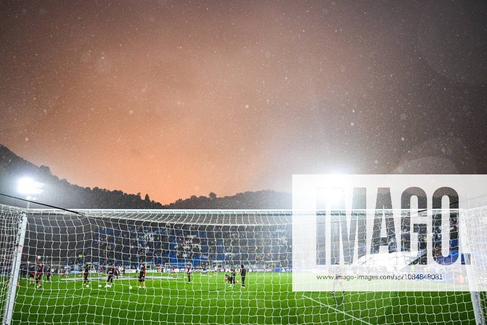 General view of Giuseppe Sinigaglia stadium in Como before the UEFA Champions League stage match Phase MD3 between Calcio Como and Manchester United, ManU Football Club at the Giuseppe Sinigaglia stadium in Como, north Italy - October 21, 2026 - Soccer.