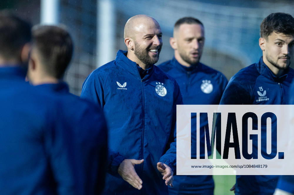 Dinamo Zagreb training session Josip Misic, Danijel Zagorac i Niko Galesic during GNK Dinamo Zagreb training session at Stadion Maksimir in Zagreb, Croatia on October 21, 2026 ahead of the UEFA Europa League League Phase Matchday 3 football match between GNK Dinamo Zagreb and N.E.C. Nijmegen. LukaxAntunac PIXSELL