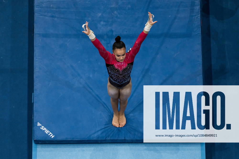 2026 Artistic Gymnastics World Championships, Day 5, Women s Team Final 261021 Milana Kaiumova of Russia celebrates while competing in uneven bars celebrate during women s team final on day five of the 2026 Artistic Gymnastics World Championships on October 21, 2026 in Rotterdam. Photo: Joel Marklund BILDBYRÅN kod JM JM0863 bbeng artistisk gymnastik artistic gymnastics gymnastik-vm vm artistic gymnastics world championships final lagfinal team final dam jubel celebrates