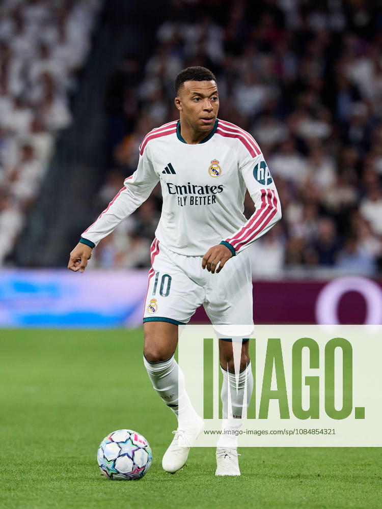 Kylian Mbappe of Real Madrid CF during UEFA Champions League football match between Real Madrid CF and RB Leipzig at Santiago Bernabeu Stadium in Madrid, Spain, October 21, 2026 Madrid Spain - ZUMAa206 20261021_zsp_a206_015