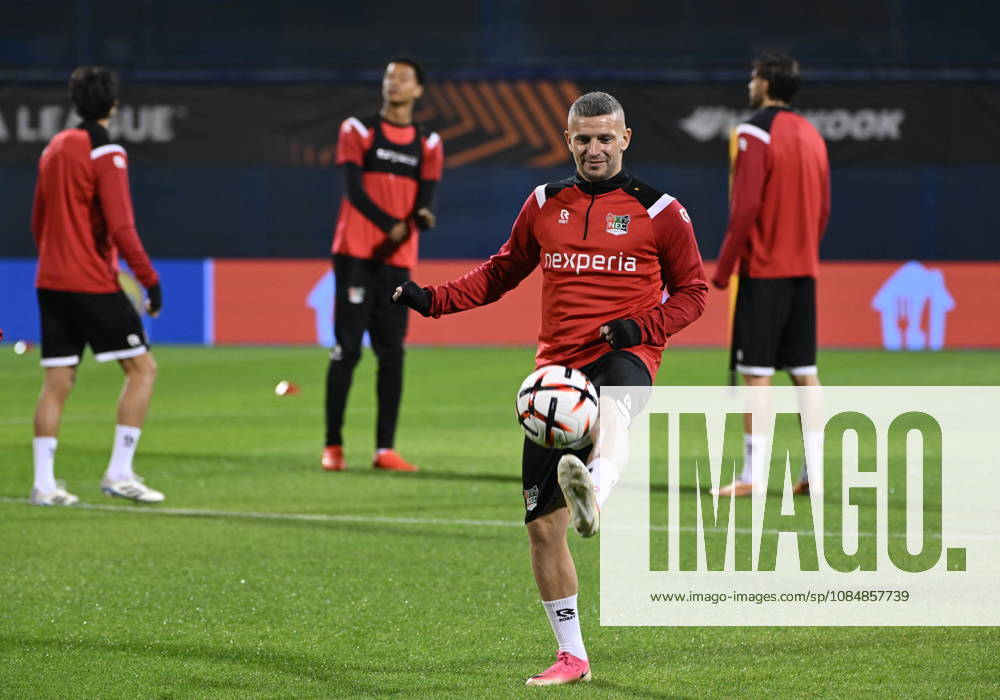 Croatia, Zagreb, 21.10.2026. Maksimir Stadium. NEC Nijmegen training session ahead of tomorrow s Europa League match against GNK Dinamo. In the photo: Bryan Linssen. Photo: Damir Krajac CROPIX