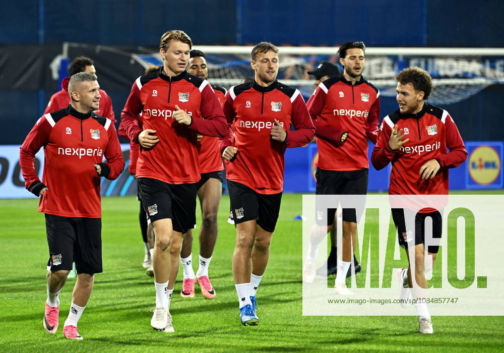 Croatia, Zagreb, 21.10.2026. Maksimir Stadium. NEC Nijmegen training session ahead of tomorrow s Europa League match against GNK Dinamo. In the photo: training session. Photo: Damir Krajac CROPIX