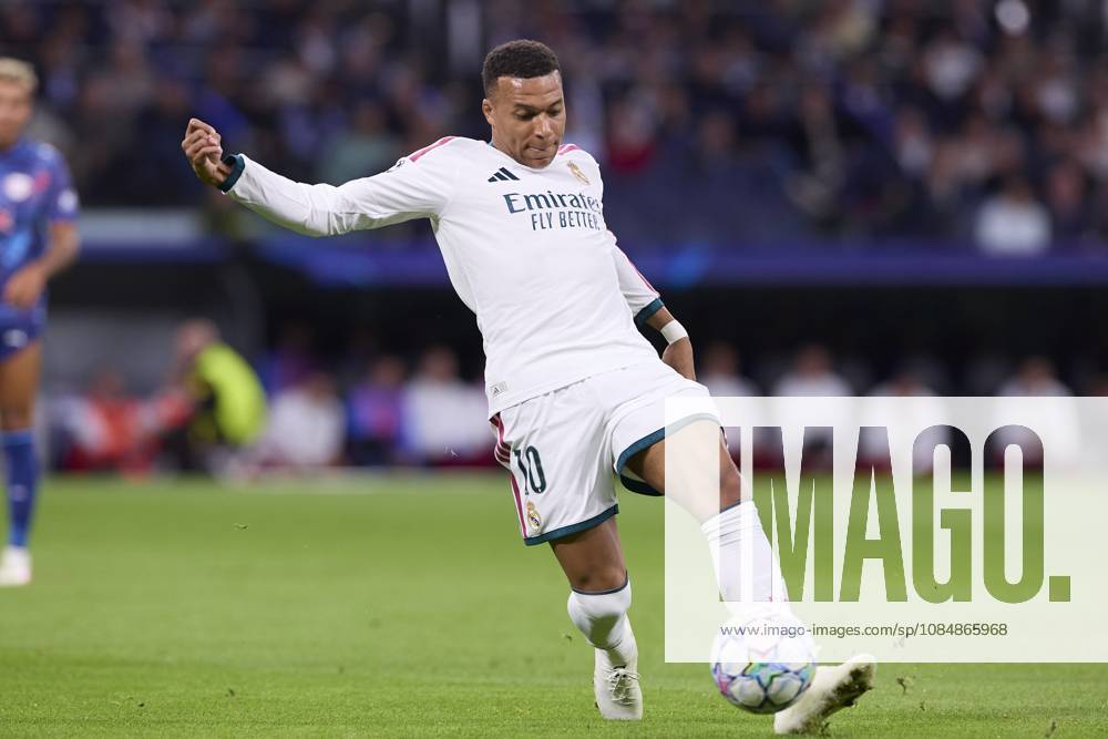 Kylian Mbappe (Real Madrid CF) is seen in action during the UEFA Champions League 2026 2027 match between Real Madrid CF and RB Leipzig..Final score: Real Madrid 4-1 RB Leipzig. Madrid Spain - ZUMAs197 20261021_aaa_s197_391