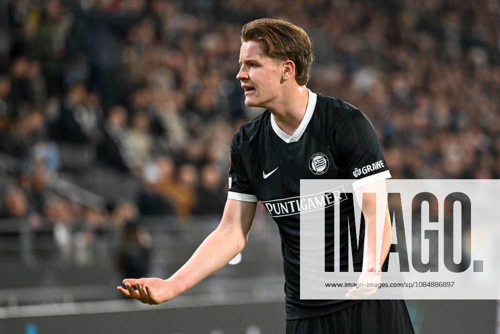 SOCCER - UEFA EL, Sturm vs Marseille GRAZ,AUSTRIA,22.OCT.26 - SOCCER - UEFA Europa League, SK Sturm Graz vs Olympique de Marseille. Image shows Luca Weinhandl (Sturm). GEPAxpictures Retkoceri