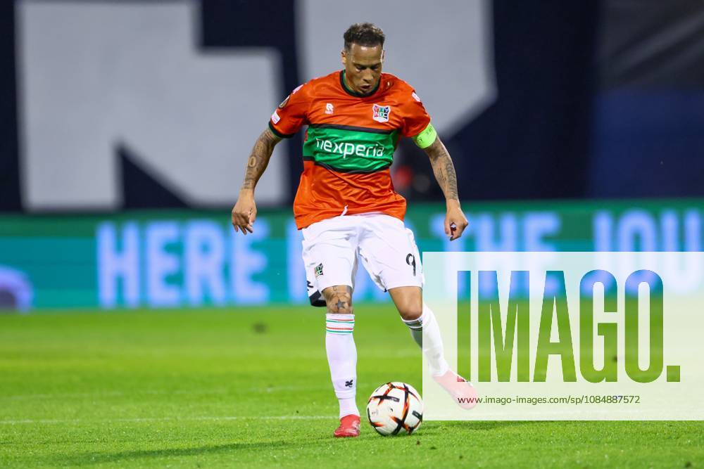 , Maksimir Stadium , season 2026 2027 , Europa League football match day 3 , match between Dinamo Zagreb and NEC , Picture shows NEC player Tjaronn Chery Dinamo Zagreb - NEC x208957560x