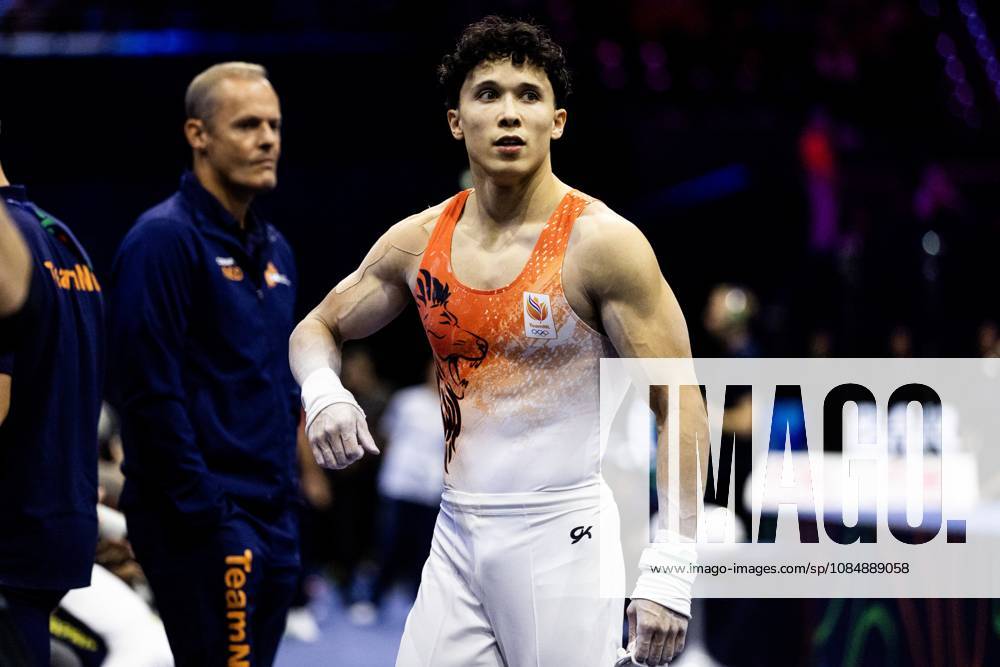 ROTTERDAM - Jermain Gruenberg (NED) during the All-Around final at the World Gymnastics Championships in Rotterdam Ahoy. IRIS VAN DEN BROEK ANP ANPxSportx IVx 573287380 originalFilename: 573287380