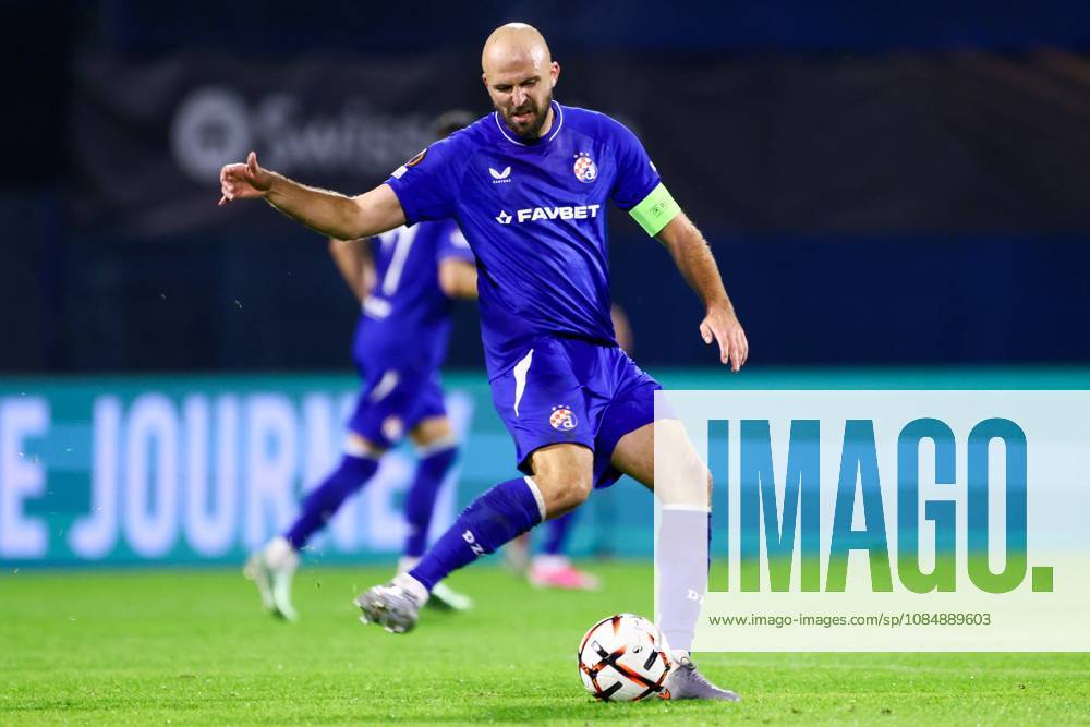 , Maksimir Stadium , season 2026 2027 , Europa League football match day 3 , match between Dinamo Zagreb and NEC , Picture shows Dinamo Zagreb player Josip Misic Dinamo Zagreb - NEC x208959321x