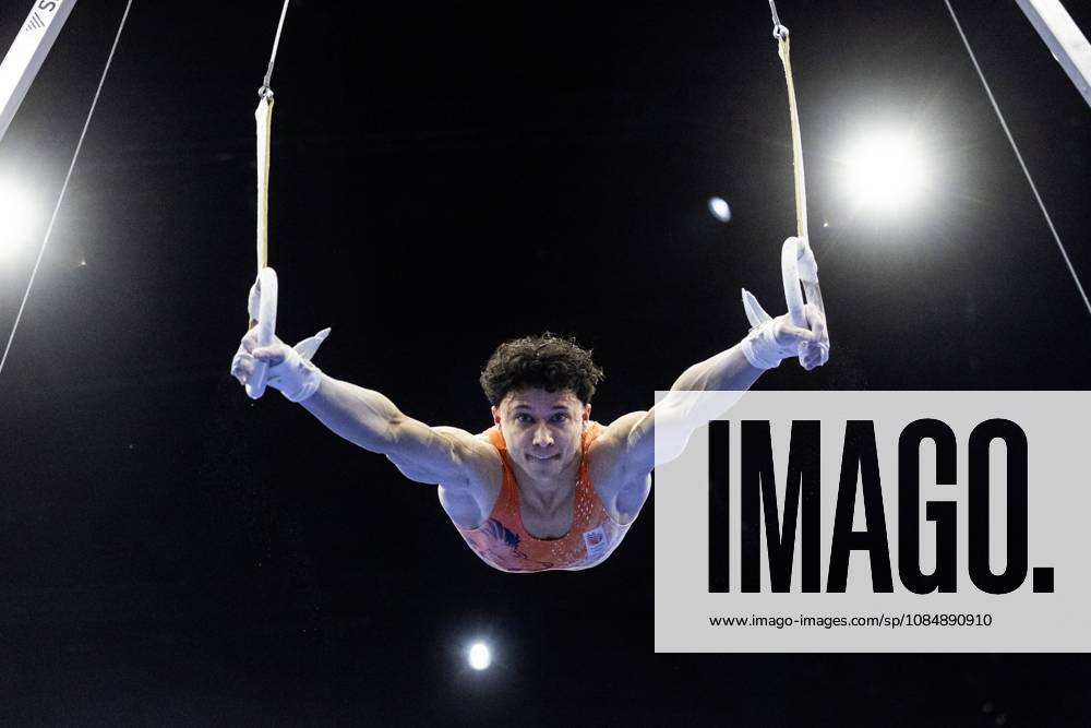 ROTTERDAM - Jermain Gruenberg (NED) during the All-Around final at the World Gymnastics Championships in Rotterdam Ahoy. IRIS VAN DEN BROEK ANP ANPxSportx IVx 573291555 originalFilename: 573291555